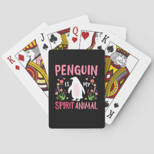 Jeu De Cartes Le pingouin est mon esprit animal