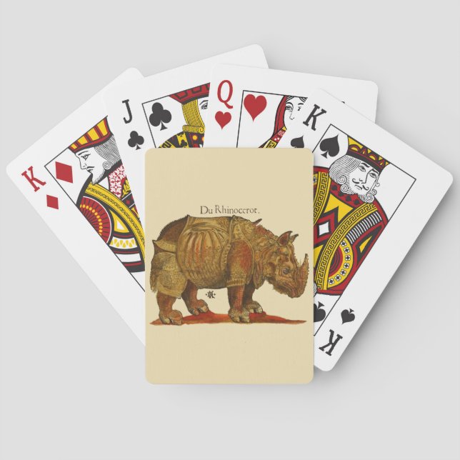 Jeu De Cartes Le rhinocéros de Durer (dos)