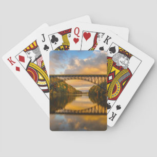 Jeu De Cartes Le Roi français Bridge dans l'automne