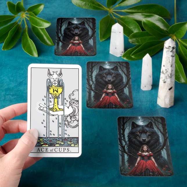 Jeu De Cartes Le rouge et le loup noir (Insitu)