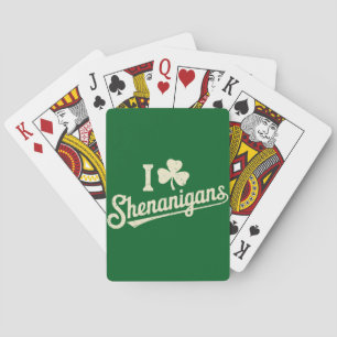 Jeu De Cartes Le Shamrock de Green Funny Irish Patty Saint Patri