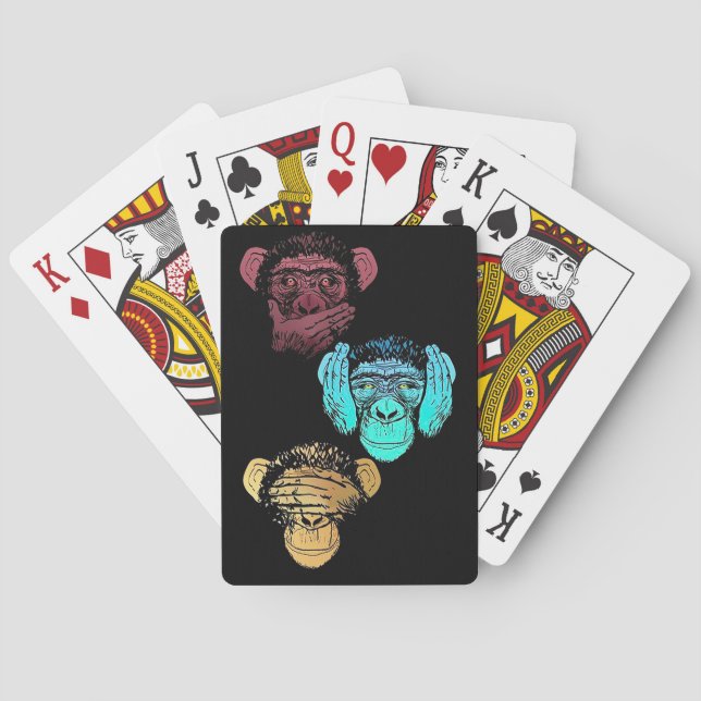 Jeu De Cartes Le singe (dos)