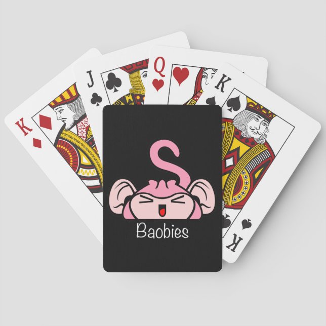 Jeu De Cartes Le singe riant (dos)