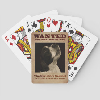 Jeu De Cartes Le springer spaniel vif