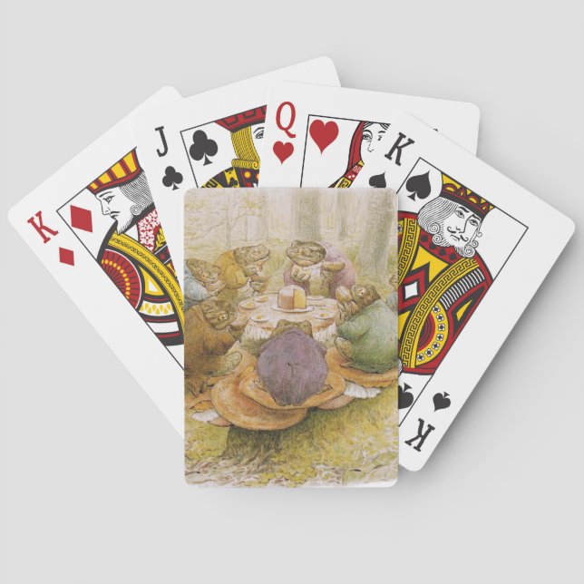 Jeu De Cartes Le Tea Party des crapauds (par Beatrix Potter) (dos)