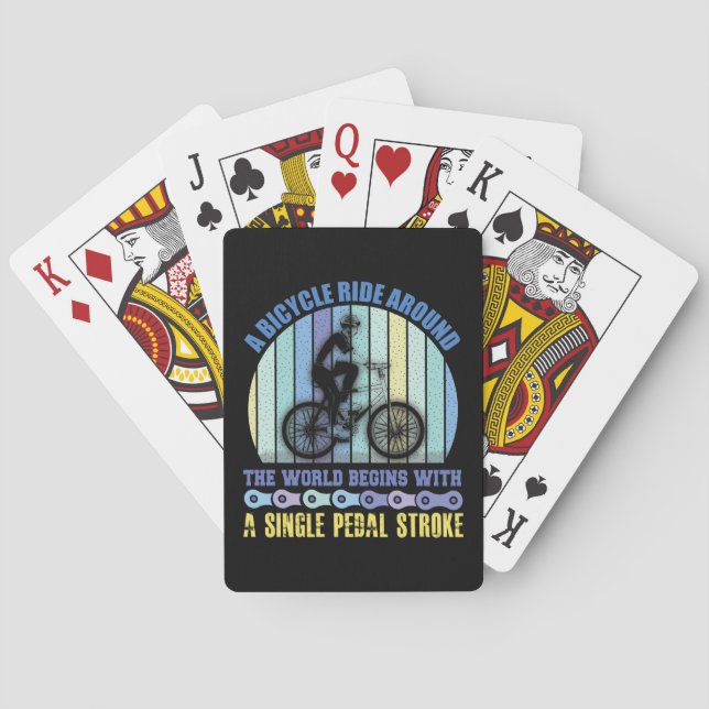 Jeu De Cartes Le Vélo Est Un Tour À Vélo (dos)