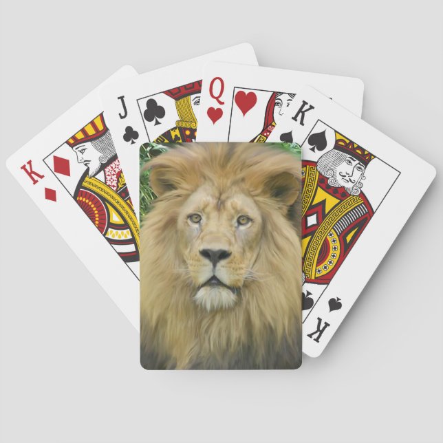 Jeu De Cartes Le visage du lion (dos)