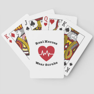 Jeu De Cartes Le vrai usage de héros frottent le cadeau drôle