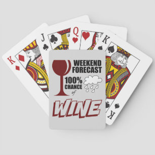 Jeu De Cartes Le week-end a prévu la possibilité nuageuse de