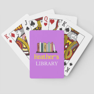 Jeu De Cartes Lecture de cartes - Bibliothèque - Personnalisée -
