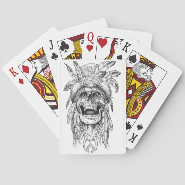 Jeu De Cartes Lecture de cartes - Chapeau supérieur (dos)