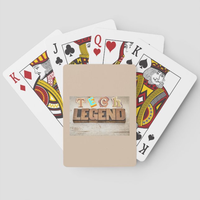 Jeu De Cartes Légende technique pour les programmeurs et les sol (dos)