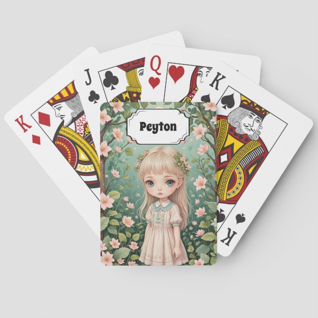 Jeu De Cartes L'Embrace de Blossom personnalisée (dos)