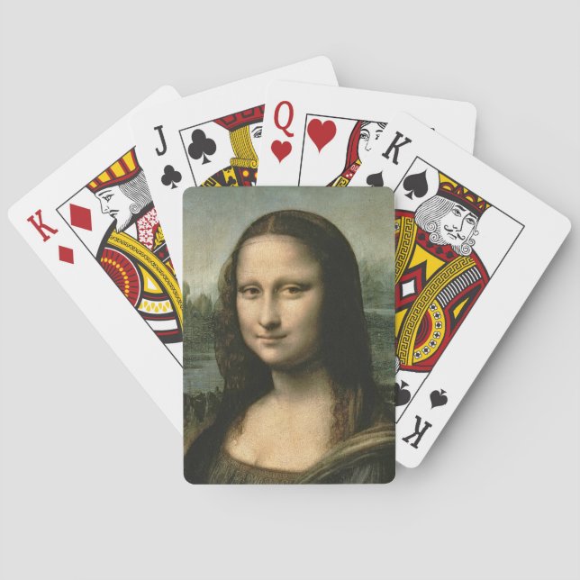 Jeu De Cartes Leonardo da Vinci | Mona Lisa, c.1503-6 (dos)