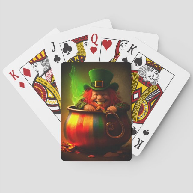 Jeu De Cartes Leprechaun (dos)