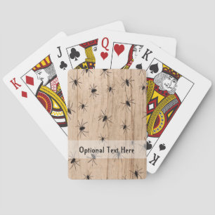 Jeu De Cartes Les Araignées d'Halloween Jouant Aux Cartes