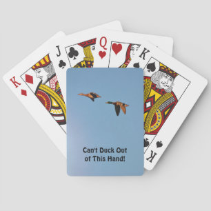 Jeu De Cartes Les canards de Mallard volent dans le ciel amusant