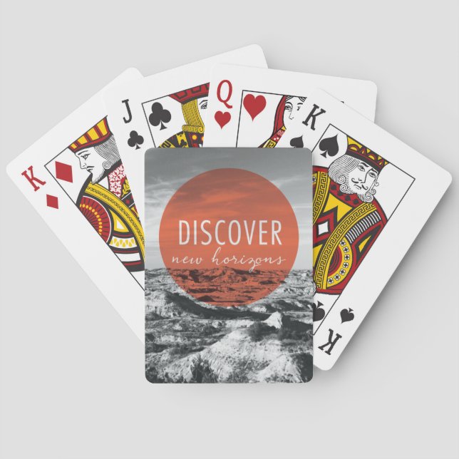 Jeu De Cartes Les canyons | découvrent la citation de New (dos)