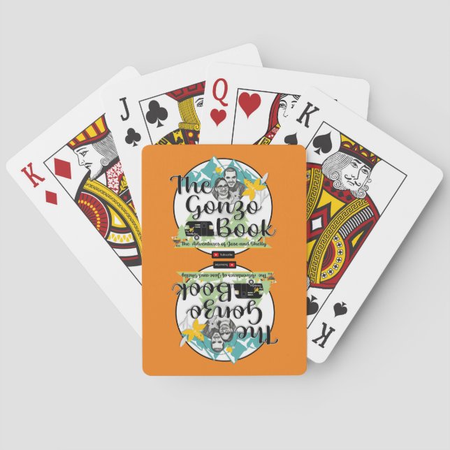 Jeu De Cartes Les Cartes De Jeu Classique Gonzo Book (dos)