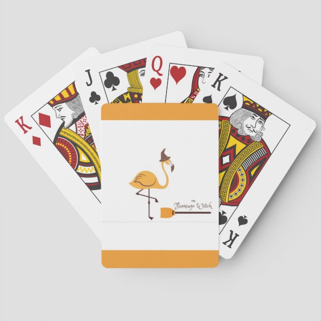 Jeu De Cartes les cartes de jeu magiques de flamant (dos)