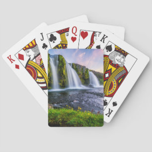 Jeu De Cartes Les cascades   Kirkjufellsfoss, Islande
