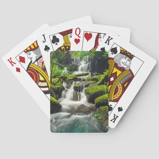 Jeu De Cartes Les cascades | Phu Tub Berk Mountain, Thaïlande (dos)