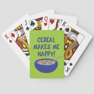 Jeu De Cartes Les Céréales Me Rendent Heureux
