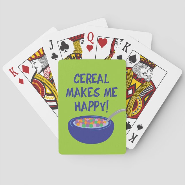 Jeu De Cartes Les Céréales Me Rendent Heureux (dos)