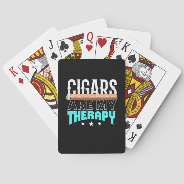 Jeu De Cartes Les cigares sont ma thérapie (dos)