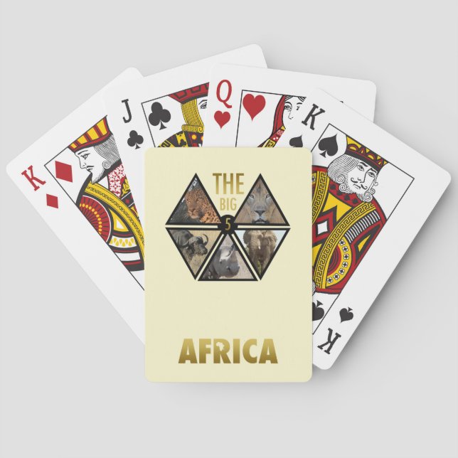 Jeu De Cartes Les Cinq Grands Joueurs Africains (dos)
