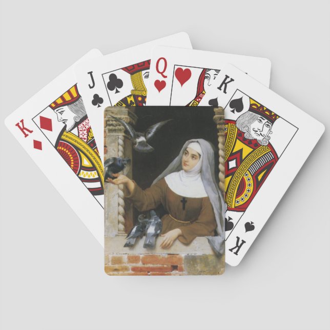 Jeu De Cartes Les Créatures de Dieu (Nonne catholique italienne  (dos)