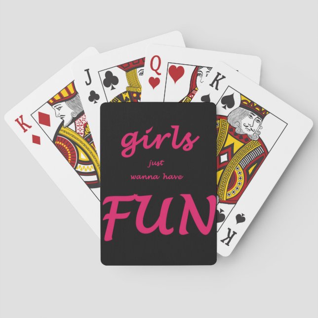 Jeu De Cartes les filles veulent juste s'amuser (dos)