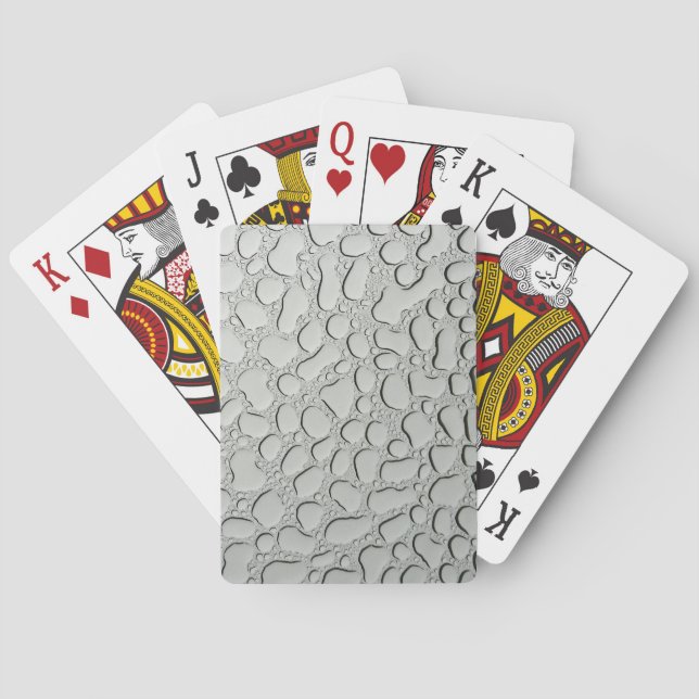 Jeu De Cartes Les gouttes de pluie sur le toit de verre (dos)
