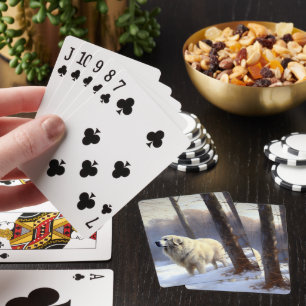 Jeu De Cartes Les Grands Pyrénées Laissent Neige Noël