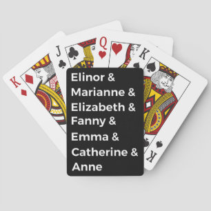 Jeu De Cartes Les Héroïnes de Jane Austen Ier