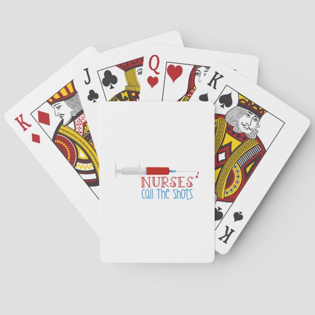Jeu De Cartes Les infirmières appellent les chaussures (dos)