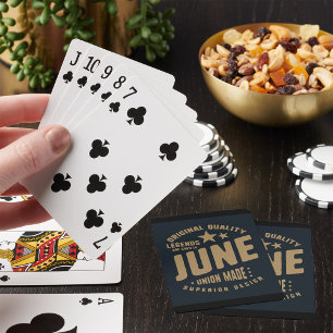 Jeu De Cartes Les légendes naissent en juin Qualité originale