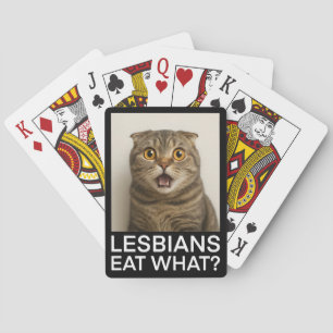 Jeu De Cartes Les lesbiennes mangent quoi de drôle