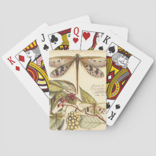Jeu De Cartes Les libellules aux Feuilles et aux fruits