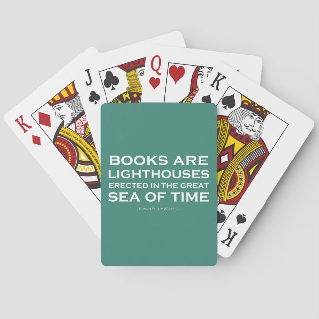 Jeu De Cartes Les livres sont des phares (dos)