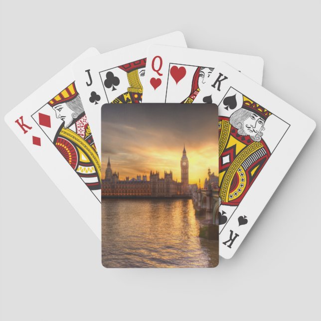 Jeu De Cartes Les monuments | Big Ben & Chambres du Parlement (dos)
