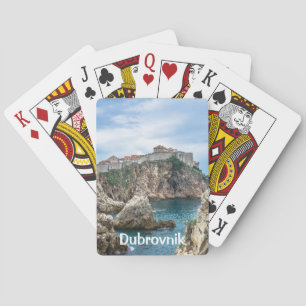 Jeu De Cartes Les murs de Dubrovnik vue mer