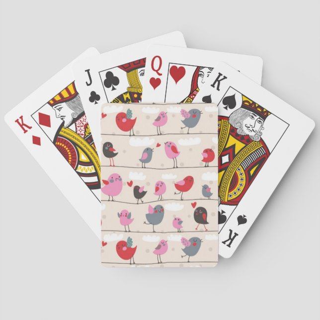 Jeu De Cartes Les oiseaux en amour (dos)