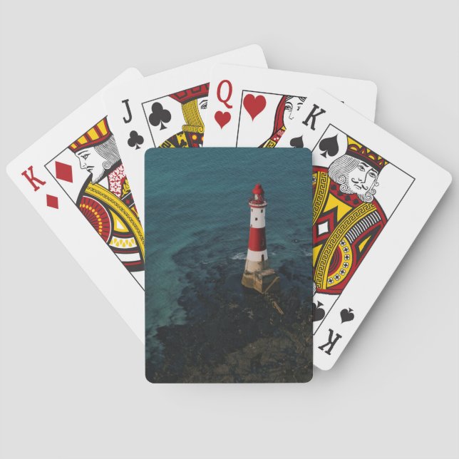 Jeu De Cartes Les phares | Beachy Head Lighthouse England (dos)