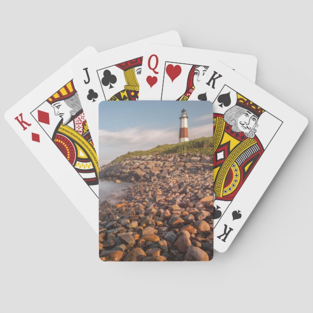 Jeu De Cartes Les phares | Montauk Point Long Island (dos)