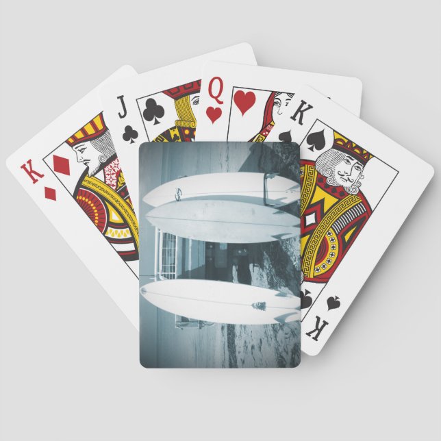 Jeu De Cartes Les planches de surf du surf 3 tremblent la (dos)