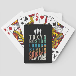 Jeu De Cartes Les principales villes du marathon mondial
