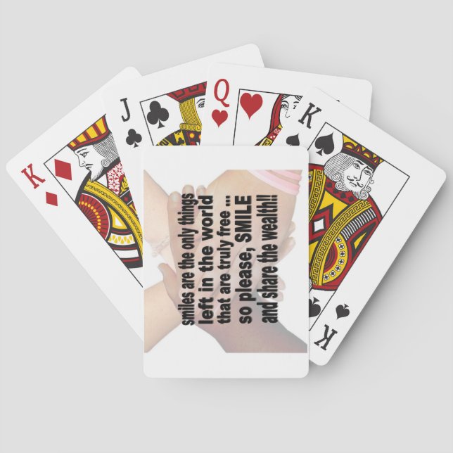 Jeu De Cartes Les sourires sont gratuits (dos)