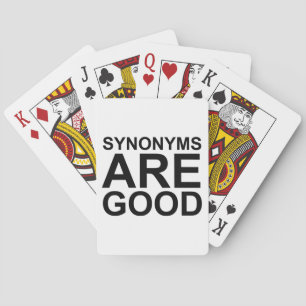 Jeu De Cartes LES SYNONYMES SONT BONS Rude Funny Language Joke