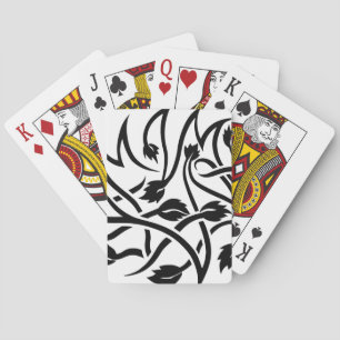Jeu De Cartes Les Tatouages noirs de Swirls